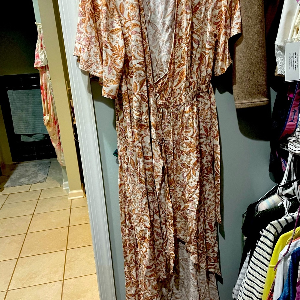 Brand new rip curl wrap dress